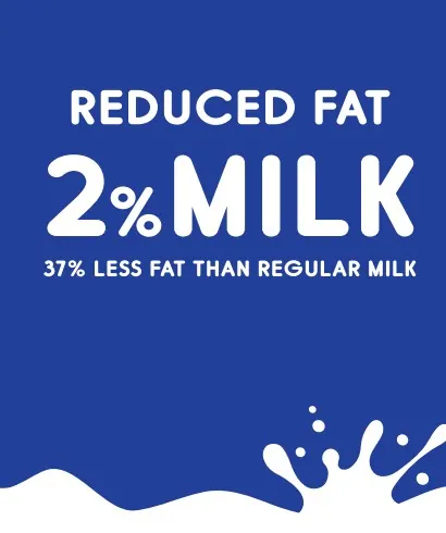 Shelf-stable 2 percent milk carton panel
