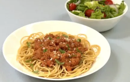 Spaghetti with meat sauce