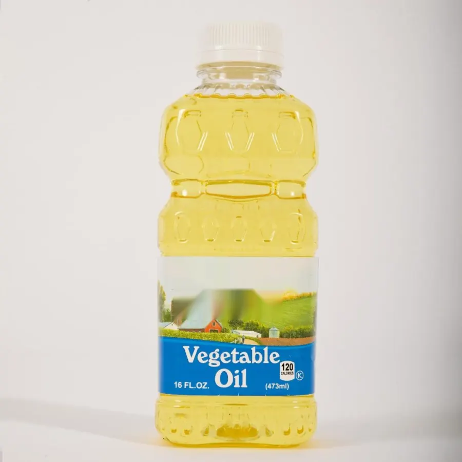 Bottle of vegetable oil